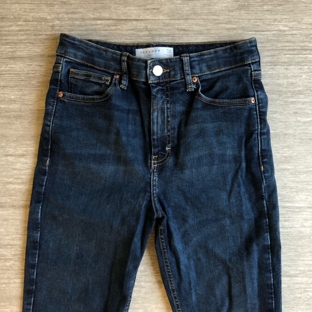 Topshop “Jamie” Skinny Jean Dark Wash